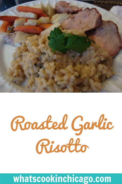 Roasted Garlic Risotto #risotto #dinner #recipes Roasted Garlic Risotto, Risotto Dinner Recipes, Garlic Risotto, Risotto Dinner, Cooking Risotto, Dishes To Make, Risotto Recipes, Mediterranean Diet Recipes, Birthday Dinner