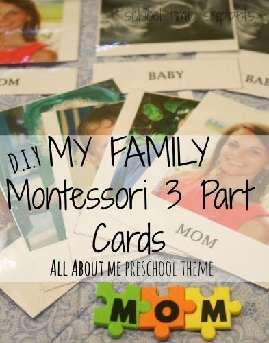 My Family 3-Part Montessori Cards from School Time Snippets Family Tree Activity, Preschool Family Theme, Tree Activities, All About Me Preschool Theme, Family Tree For Kids, Me Preschool Theme, Preschool Family, Prek Ideas, Montessori Cards