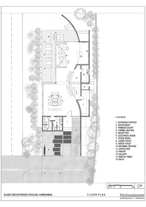 Visitors Entrance Pavilion at Glade One / Khosla Associates Entrance Pavilion, Khosla Associates, Museum Plan, Arch Architecture, Architecture Graphics, Layout Architecture, Entrance Design, Architecture Design Concept, Museum Architecture