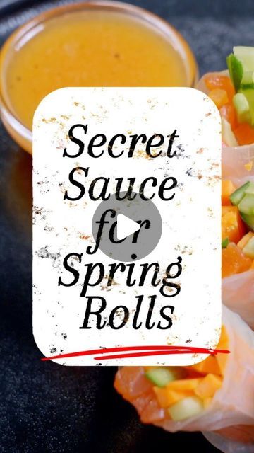 RECIPEFROMCHEF on Instagram: "The Hidden Gem: Best Spring Roll Dipping Sauce! 🌿🍯#sauce #springroll" Spring Roll Dipping Sauce, Veggie Spring Rolls, Spring Roll, Spring Rolls, Hidden Gem, Dipping Sauce, Party Food, Rolls, Sauce