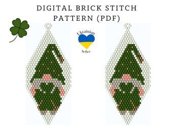 Pony Bead Projects, Seed Bead Projects, Seed Bead Jewelry Patterns, Beaded Jewelry Bracelets, Seed Beading, Brick Stitch Earrings, Brick Stitch Pattern, Beaded Earrings Patterns, Beaded Jewelry Patterns