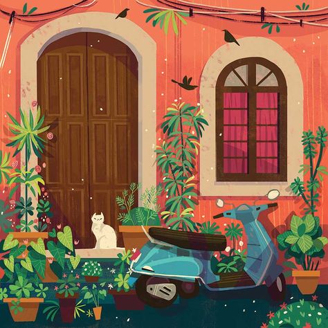 Indian Illustration, Book Projects, Pros And Cons, Home Sweet Home, Cute Illustration, Book Illustration, Goa, Indian Art, Creative Work