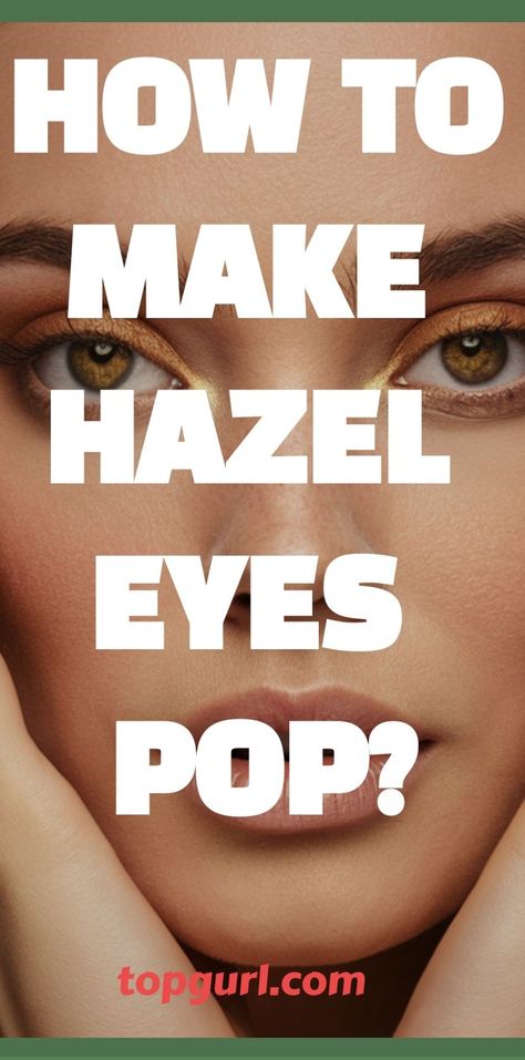 Find out how to make your hazel eyes stand out with these simple makeup tricks that will leave you wanting more. #naturalmakeupideas Hazel Eye Eyeshadow, Eyeshadow Palette For Hazel Eyes, Natural Eye Makeup For Hazel Eyes, Hazel Eye Makeup Natural, Eye Makeup Without Eyeliner, How To Make Hazel Eyes Pop, Bride Makeup Hazel Eyes, Eye Makeup Hazel Eyes, Hazel Blue Eyes