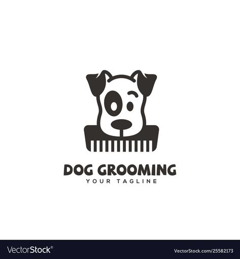 Grooming Logo Design, Dog Grooming Logo, Cat Shack, Pet Adoption Event, Cat Groomer, Dog Logo Design, Dog Grooming Salons, Puppy Drawing, Dog Salon