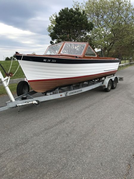 1969 22′ Lyman Sleeper – $55,000 – Androscoggin Wooden Boat Works Lyman Boats, Wooden Boats, Health Tips, Fresh Water, Boats, Turn Ons, Health