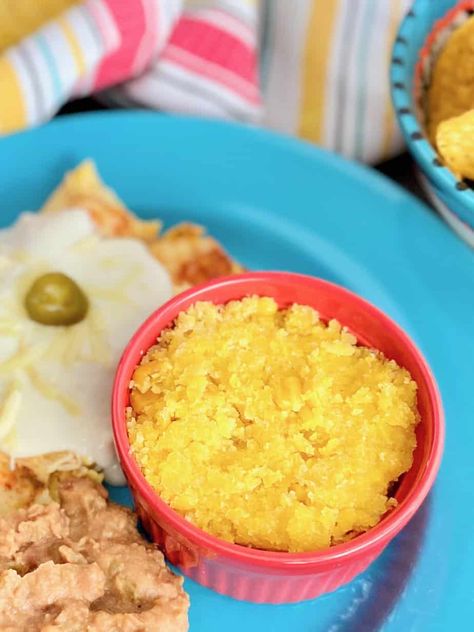 A baked,sweet corn casserole with the flavor and texture similar to a tamale and it's a perfect side dish to any Mexican or Tex-Mex cuisine! It consists of fresh sweet corn, corn meal, corn flour (Masa Harina) and a few other simple ingredients and is usually accompanies some sort of beans as a side dish to your favorite Mexican combo plate! Sweet Corn Tomalito Recipe, Tomalito Recipe, Mexican Corn Side Dish, Okra And Tomato Recipe, Smothered Okra, Masa Recipes, Maple Baked Beans, Fried Catfish Recipes, Sweet Corn Casserole