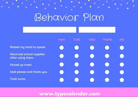 You can use a behavior plan or something similar to clearly state expectations and then reward the student when the expectation is being fulfilled. Behavior Plan, Strategy Template, Teacher Survival, Behaviour Strategies, Pick Up Trash, Say Please, Please And Thank You, Program Template, Plan Template