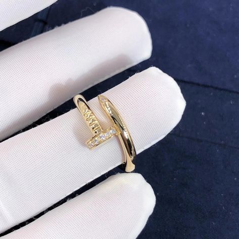 Cartier Nail Ring, Brand Rings, Juste Un Clou Ring, Brands Jewelry, Wedding Shopping, Accesories Jewelry, Gold Luxury, Luxe Jewelry, Casual Luxury