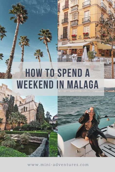 The best things to do on a weekend city break in Malaga - where to eat in Malaga, what to do in Malaga, Spain travel guide, city guide Travel Couple Photography, Malaga City, Usa Wedding, Spain Travel Guide, Malaga Spain, City Breaks, European Destinations, Photography Love, Europe Travel Destinations