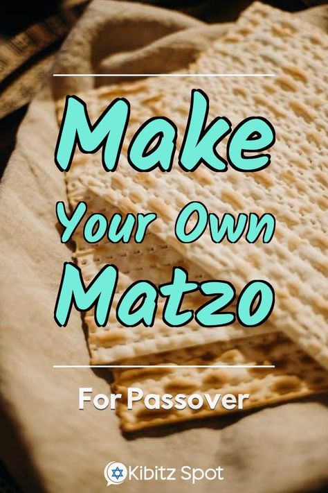 Making your own matzo is far easier than I thought it would be. Here is our super easy homemade matzo recipe with instructions on keeping it Kosher for Passover. #Matzo #MatzoRecipe #Sedar #KibitzSpot #Jewish #JewishHoliday Passover Rolls Recipe, Matzo Recipe, Matzah Recipes, Matzo Ball Recipe, Passover Traditions, Unleavened Bread Recipe, Kosher For Passover, Jewish Cuisine, Matzo Meal