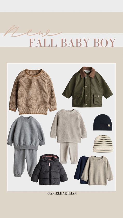 2-piece Cotton Sweatshirt Set - … curated on LTK Boys Photoshoot, Boys Fall Fashion, Toddler Summer Outfits, Fall Family Photo Outfits, Boys Outfits, Winter Baby Clothes, Toddler Fall, Boy Fits