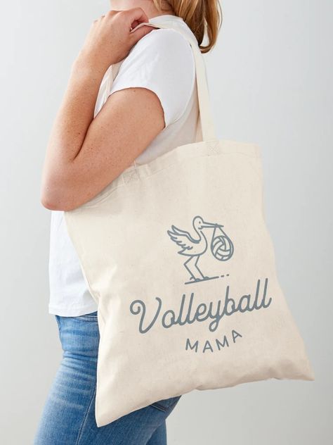 "Volleyball Mama Stork Design" Tote Bag for Sale by 804 Volleyball Swag Volleyball Merch for players and fans | Redbubble Volleyball Merch, Volleyball Swag, Design Tote Bag, Print Tote, Printed Tote Bags, Tote Bag Design, New Moms, Dad Hats, Volleyball