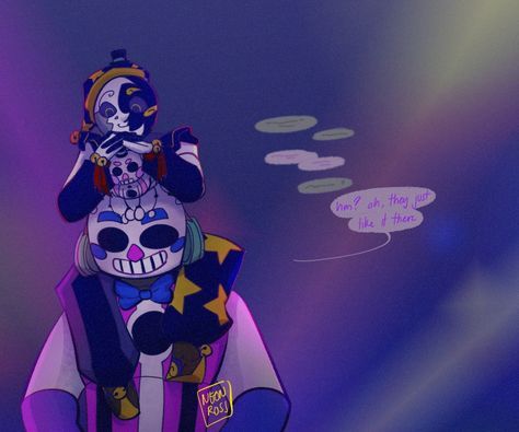 Human Eclipse Fanart, Dj Music Man And Moon, Moon X Dj Music Man, Dj Music Man X Moondrop, Moon X Monty, Moondrop Drawing, Fnaf Sb Sun And Moon, Rockstar Freddy, Dj Music Man