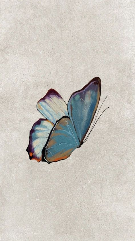 Flipagram Instagram, Simple Phone Wallpapers, Blue Butterflies, Mood Wallpaper, Phone Wallpaper Images, Tumblr Wallpaper, Pretty Wallpaper Iphone, Dreamy Art, Butterfly Wallpaper