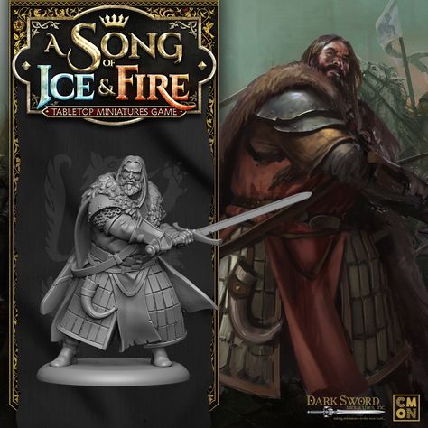 Lord Jon Umber for TMG by CMON Games Song Of Ice And Fire, Asoiaf Art, Nordland, House Stark, Ice And Fire, Noble House, Fantasy Miniatures, Miniature Games, A Song Of Ice And Fire