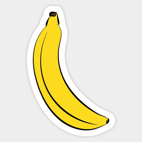 Healthy Stickers, Banana Sticker, Minion Banana, Ramadan Kareem Decoration, Procreate Ipad Art, Iphone Case Stickers, Procreate Ipad, Curious George, Small Canvas Art