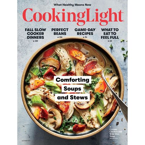 Cooking Light         -- Read more reviews of the product by visiting the link on the image. (This is an affiliate link) #MagazineSubscriptions Cooking Light Recipes Magazine, Wild Rice Soup Recipes, Cooking Light Magazine, Cooking Light Recipes, Rice Soup Recipes, Cooking Healthy, Comfort Soup, Easy Soups, Cooking Light