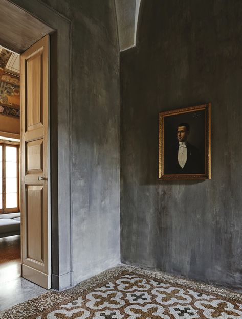 Palazzo Daniele is an Italian Getaway in the Style of an Atelier Artist Atelier, Minimal Furniture, Shower Installation, Artistic Space, Mosaic Flooring, Installation Design, Functional Furniture, Common Area, Unique Artwork