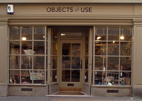 Objects of Use in Oxford - Remodelista Vintage Interior Cafe, Store Front Windows, Shop Facade, Storefront Design, Oxford England, Shop Fronts, Coffee Shop Design, Front Entrance, Shop Front Design