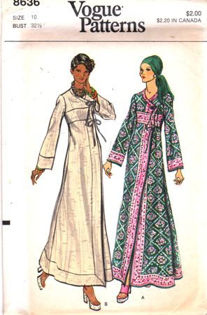 1970s Vogue, Pretty Robes, 1970s Sewing Patterns, Retro Sewing Patterns, Vintage Dress Patterns, Clothes Pictures, Vogue Patterns, 1970s Fashion, Sewing Pattern Sizes