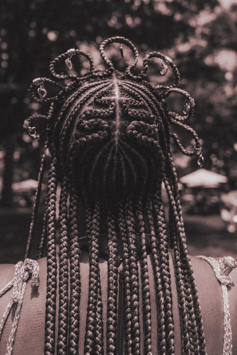 Swirl Braids, Intricate Braids, Intricate Black Hairstyles, Fantasy Black Hairstyles, Historical Black Hairstyles, Intricate Braids Black, Long Braid Editorial, Hair Muse, Hair Braid Patterns