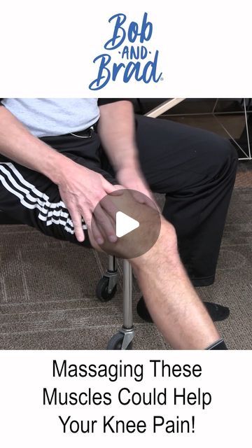 Bob and Brad on Instagram: "Massaging These Muscles Could Help Your Knee Pain #massage #bobandbrad #physicaltherapy #painrelief #musclepainrelief" Knee Massage Physical Therapy, Physical Therapy For Knee, Physical Therapy Knee, Kinesio Taping Knee Meniscus, Pt For Knee Pain, Muscle Pain Relief, Knee Pain, Physical Therapy, Pain Relief