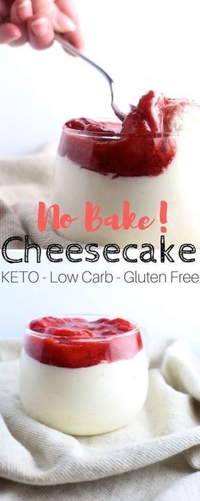 No Bake Keto Cheesecake, Keto No Bake Cheesecake, Dolce Poche Calorie, Gluten Free Dessert, Desserts Keto, Postre Keto, Low Carb Snack, Low Carb Cheesecake, Low Carb Dessert