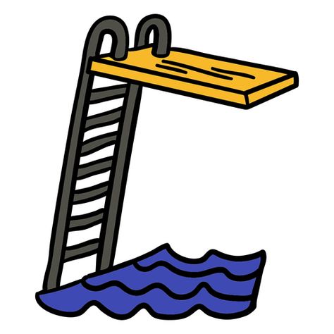 Swimming diving board ladder hand drawn #AD , #board, #diving, #hand, #drawn, #Swimming Submerged Vbs Crafts, Submerged Vbs, Diving Boards, Diving Board, Mo Design, Senior Night, Trampolines, Swimming Diving, Educational Projects