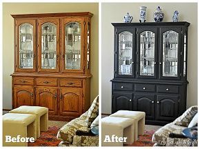 china hutch makeover with miss mustard seed milk paint, home decor, painted furniture Refinishing Dresser, Renovated Furniture, China Hutch Makeover, Stain Furniture, Miss Mustard Seed Milk Paint, Oak China Cabinet, Restoring Furniture, China Cabinet Makeover, Hutch Ideas