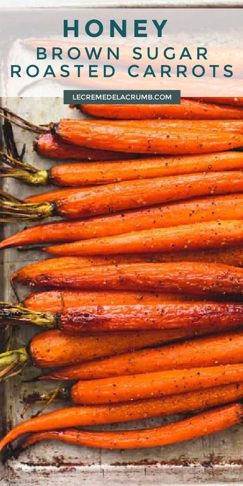 Roasted Carrots For Passover, Roasted Whole Carrots Recipe, Easter Glazed Carrots, Honey Baked Carrots Recipe, Roasted Carrots Sweet, Roasted Glazed Carrots Recipe, Homey Glazed Carrots Recipe, How To Cook Whole Carrots, Baked Candied Carrots