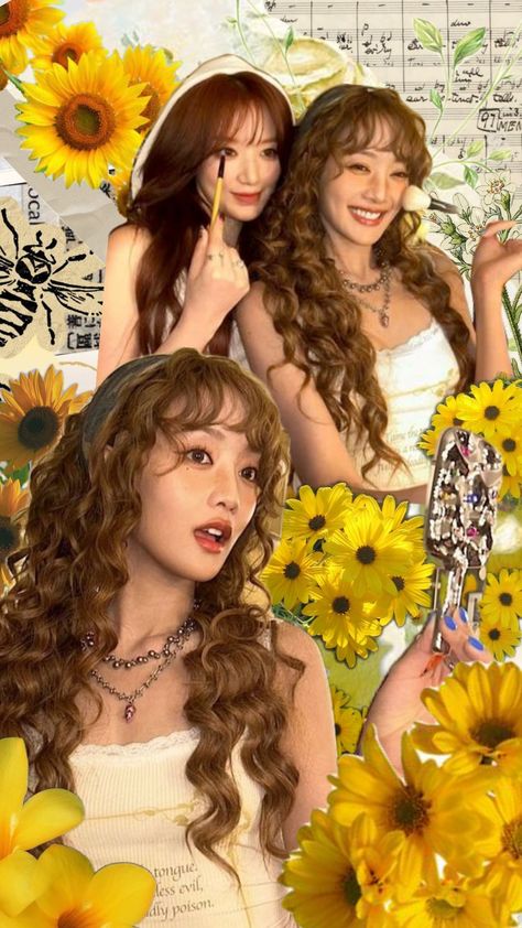 #gidle #kpop #shuhua #shuhuagidle #minnie #minniegidle #sunflower Kpop Fall Wallpaper, Pop Wallpaper, Wallpaper Kpop, Fall Wallpaper, Phone Wallpaper, Sunflower, Wallpapers, Pins