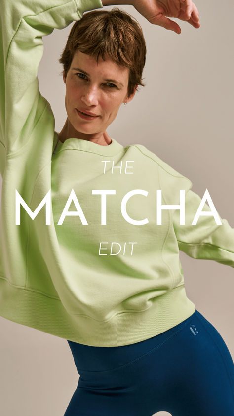 Bamboo Clothing's new Matcha coloured edit for their fitness wear. Featuring sweatshirts, leggings, tops and jackets. Sustainable Activewear, Matcha Aesthetic, Stylish Activewear, Bamboo Clothing, Workout Style, Product Shots, Natural Fibers, Matcha, Sustainable Fashion