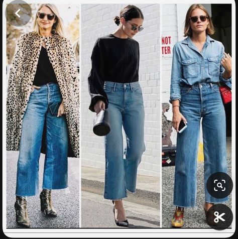 Vestiti In Jeans, Ținute Business Casual, Wide Leg Jeans Outfit, Mode Hippie, Mode Jeans, Outfit Jeans, Fashion Jeans, Mode Casual, 2019 Fashion