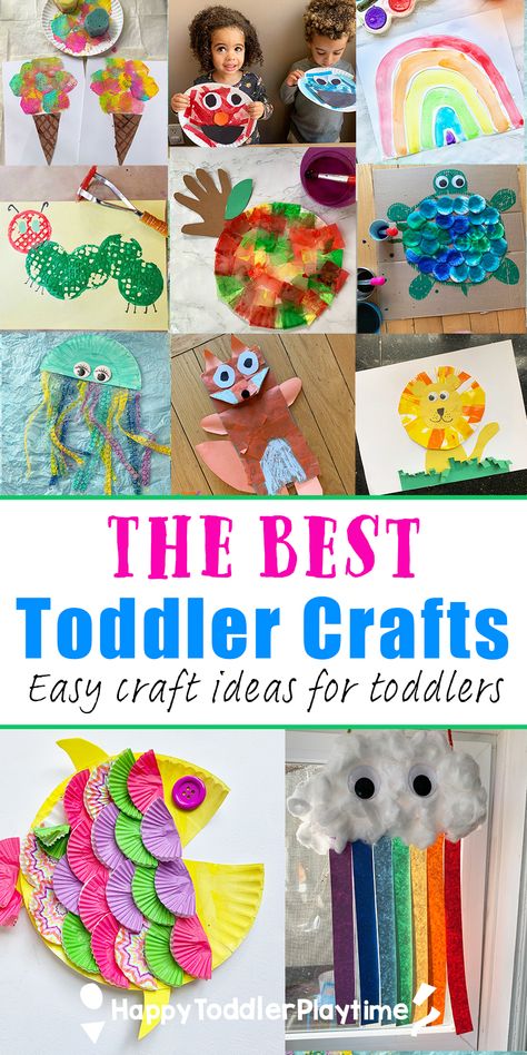 Crafts For 3 Year Kids At Home, Easy Crafts For Toddlers, Fun Preschool Crafts, Class Crafts, Easy Toddler Crafts, Toddler Craft, Art Activities For Toddlers, Toddler Art Projects, Crafts For Toddlers