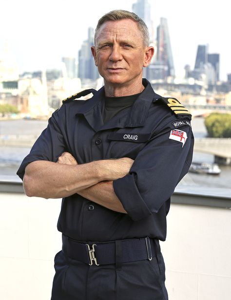 Royal Navy Uniform, 007 Casino Royale, James Bond Actors, Daniel Craig 007, James Bond Style, Daniel Craig James Bond, Navy Uniforms, 007 James Bond, James Bond Movies