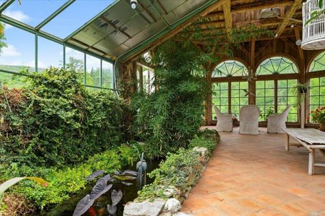 8 Luxury Greenhouses That Increase a Home’s Value - JamesEdition Luxury Greenhouse, Victorian Greenhouses, Modern Beach Homes, Heating A Greenhouse, Stone Mansion, Marble Fireplace Surround, Home Greenhouse, Backyard Greenhouse, Greenhouse Kit