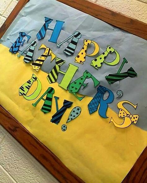 Bulletin board ideas for work on Pinterest | 157 Pins on bulletin boa… Bulletin Board Ideas For Work, Daycare Bulletin Boards, Bulletin Boards Theme, Christian Bulletin Boards, Work Bulletin Boards, Diy Bulletin Board, Sunday School Decorations, Mother's Day Theme, Fathers Day Art