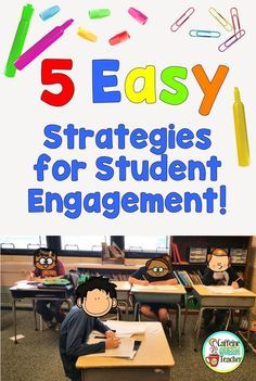 Pin for later! 5 Quick & Easy Strategies for Student Engagement - easy steps to use today to improve student performance, test scores, and listening! Ideas, tips, and strategies to engage students in learning, even your most distractible students. Active Engagement Strategies, Student Engagement Strategies, Classroom Engagement, Best Year Ever, Classroom Strategies, Engagement Strategies, Teaching Techniques, Primary Teaching, Secondary Math