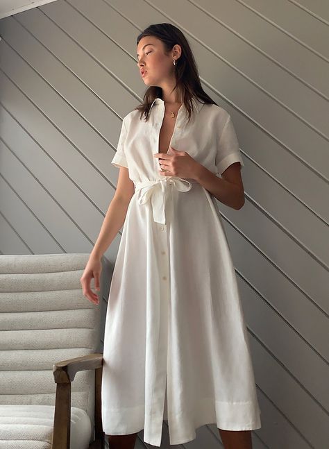 Linen Shirt Dress Outfit, Kenya Trip, Linen Lounge Wear, Long Linen Shirt, European Outfits, Dress With Puffy Sleeves, Airport Outfits, Italian Holiday, Shirt Dress Outfit