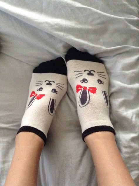 Bunny Socks #forever21 Bunny Socks, Socks Aesthetic, Forever 21, Socks, Quick Saves