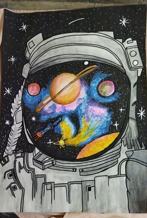 Nasa Drawing, Louise Balaam, Nasa Art, Dream Drawing, Space Drawings, Astronaut Art, Art Cart, Elementary Art Projects, Art Competitions