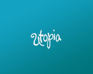 Utopia Utopia Logo Design, Utopia Logo, Cool Logo, Podcast, Design Inspiration, Logo Design, Neon Signs, Neon, ? Logo