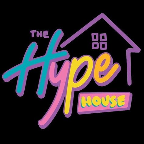 The Hype House, Hype House, House Logo, The Hype, Yellow, Purple, Black