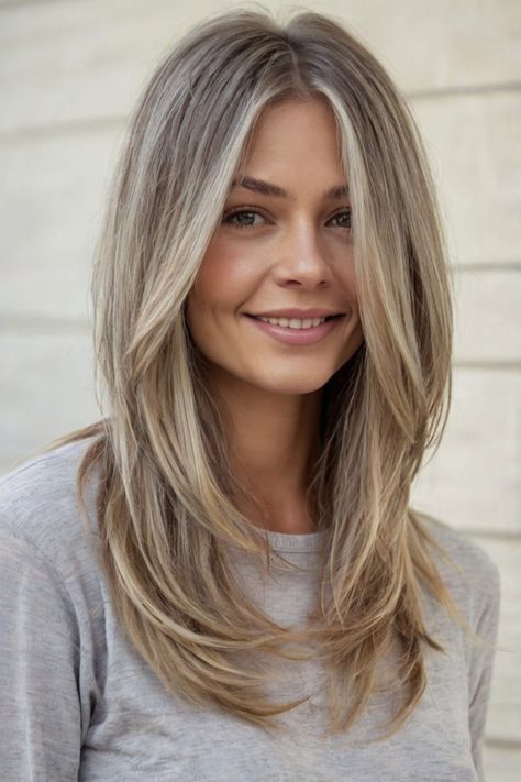 Cute Medium Length Layered Haircuts, Drastic Layers Medium Hair, Layer Haircut For Round Faces, Medium Layered Hair Styles For Women, Hair Length Inspiration, Medium To Long Length Haircut With Bangs, Medium Length Easy Haircuts, Mid To Long Length Hair With Layers, What To Tell Your Hairdresser Haircuts