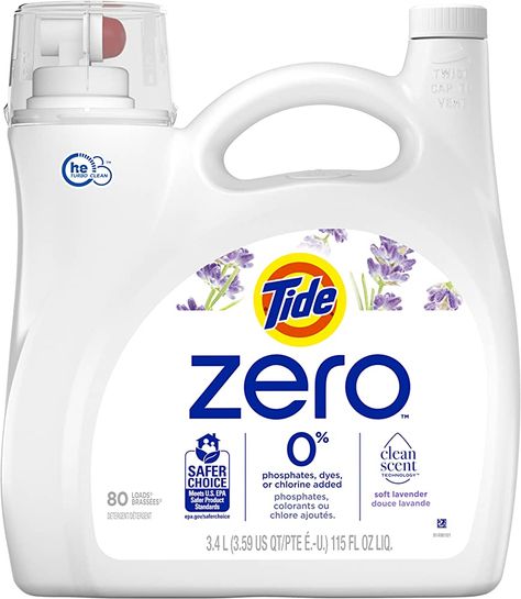 Tide Detergent, Liquid Laundry Detergent, Soft Lavender, Laundry Liquid, Cleaning Agent, Household Cleaning Supplies, Laundry Supplies, Clean Scents, Liquid Detergent