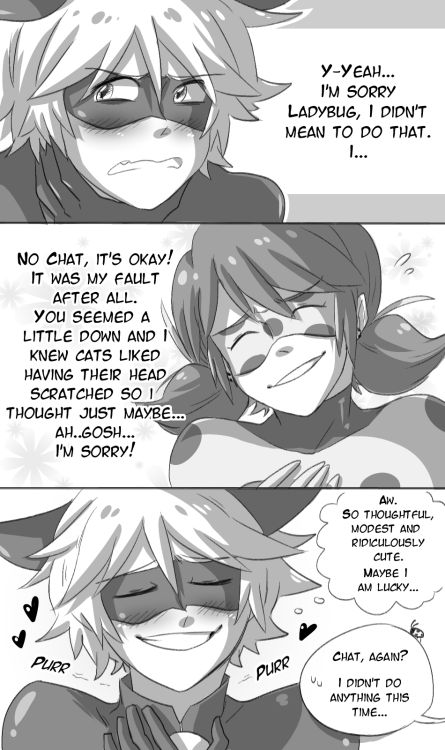 cjs-scribbles: “Purring Problems. A little comic about how Chat’s cat tendencies can sometimes embarrass him. Especially around Ladybug. ” Miraculous Ladybug Kiss, Dj Art, Ladybug And Cat Noir, Catty Noir, Miraculous Ladybug Memes, Miraculous Ladybug Fanfiction, Ladybug Anime, Marinette And Adrien, Miraculous Ladybug Movie