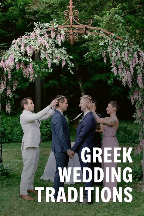 Ancient Greek Wedding, Greek Themed Wedding, Greek Wedding Decor, Greek Style Wedding, Greek Wedding Dress, Traditional Greek Wedding, Greek Wedding Theme, Greek Wedding Traditions, Greek Orthodox Wedding