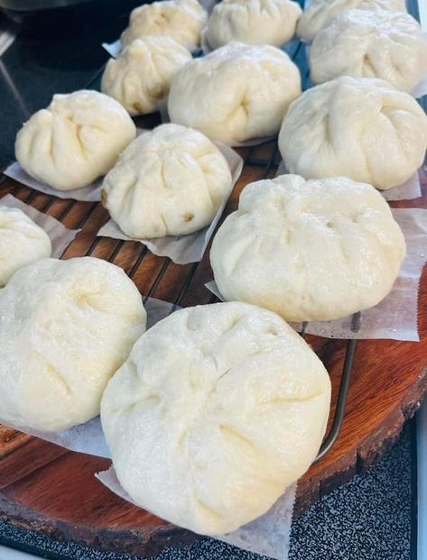 Mama Sweet and Spice Asado Siopao, Siopao Asado Recipe, Make Cake Flour, Siopao Recipe, Steam Buns, Steamed Meat, Meat Bun, Cake Flour Substitute, Flour Substitute