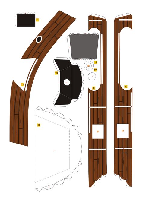 Going Merry Papercraft Template, Going Marry One Piece, Going Merry, Crafts To Do When Your Bored, Diy Plaster, Paper Cutout Art, Anime Paper, Paper Toys Template, Anime Drawing Books