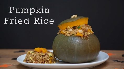 Pumpkin Fried Rice (Japanese Kabocha) - Angel Wong's Kitchen | Asian & Taiwanese Recipes Made Simple & Fun Fried Rice Japanese, The Best Fried Rice, Taiwanese Recipes, Best Fried Rice Recipe, Best Fried Rice, Rice Japanese, Taiwanese Food, Fried Rice Recipe, Japan Food